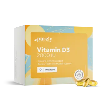 Vitamin D3 2000 i.e., 60 mehkih kapsul
