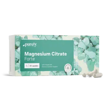 Magnezijev citrat Forte + vitamin B6, 60 kapsul