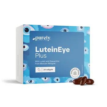 LuteinEye Plus – kompleks z luteinom in zeaksantinom, 30 mehkih kapsul