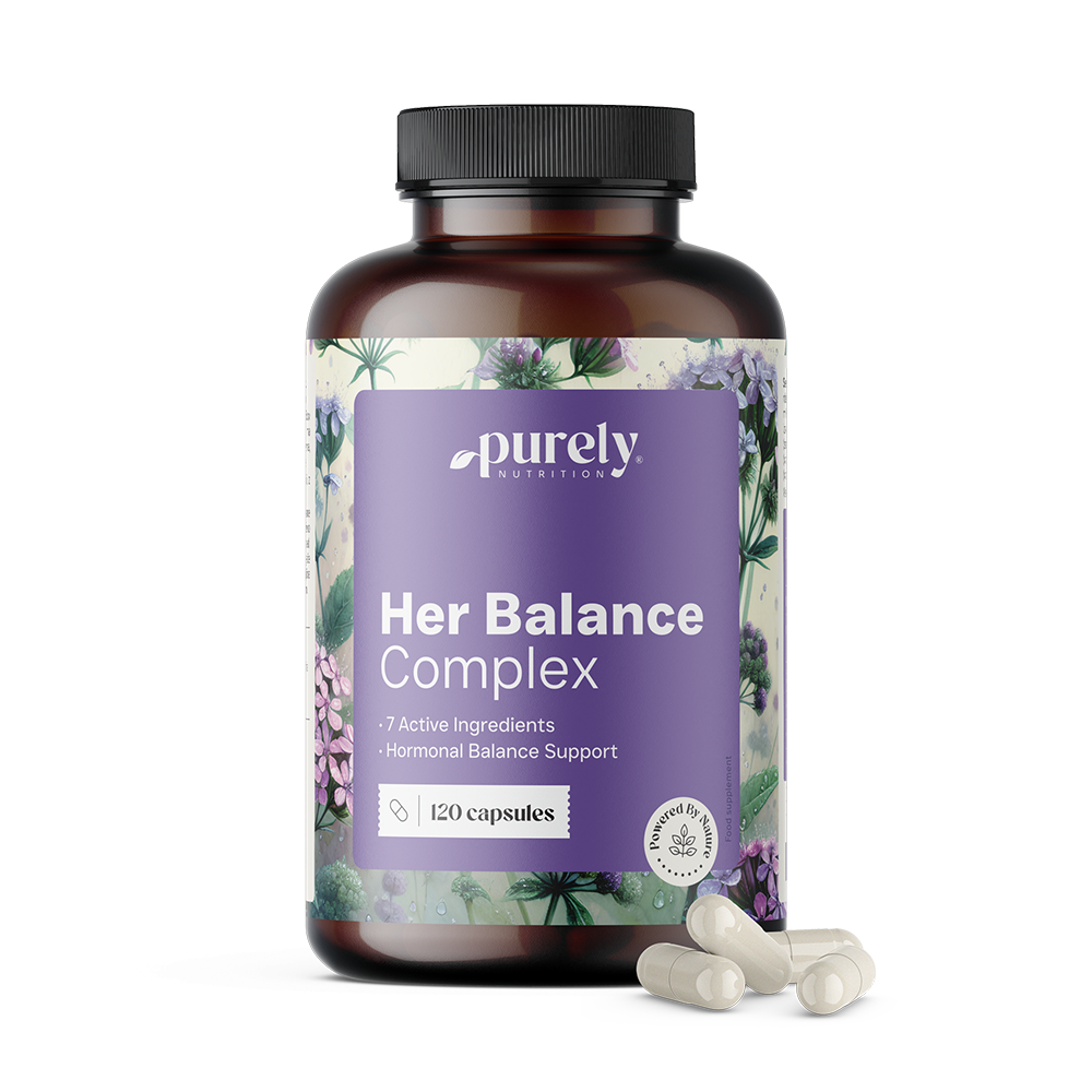 Her Balance – kompleks z divjim jamom, rdečo deteljo, baldrijanom in vitamini