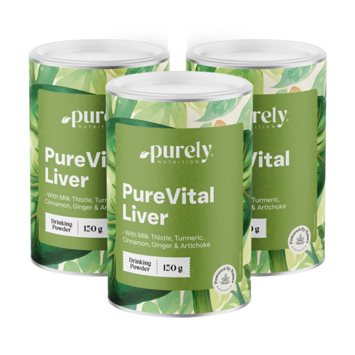 3x PureVital Liver – zeliščni kompleks, skupaj 450 g